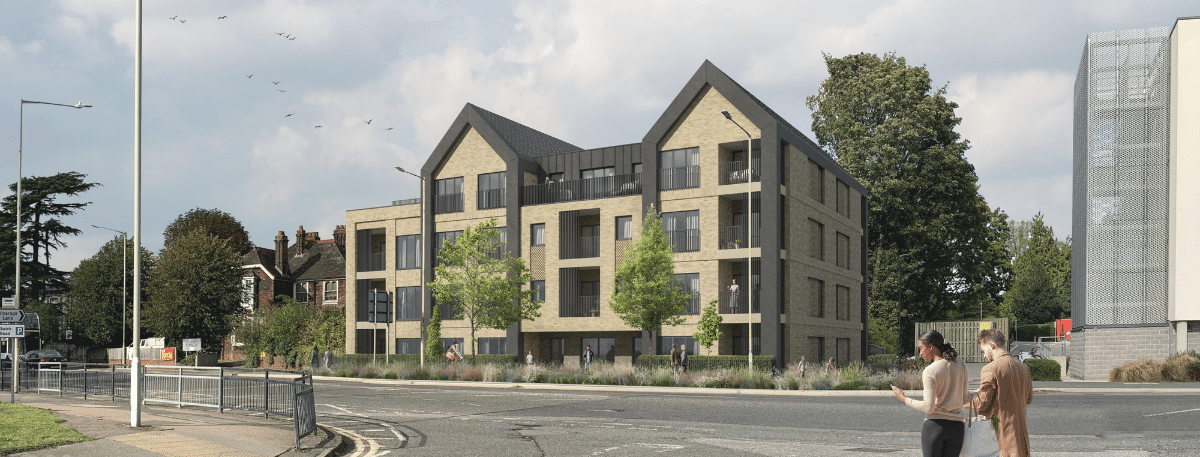 Concept image of Swanton House development on Ashford ring road