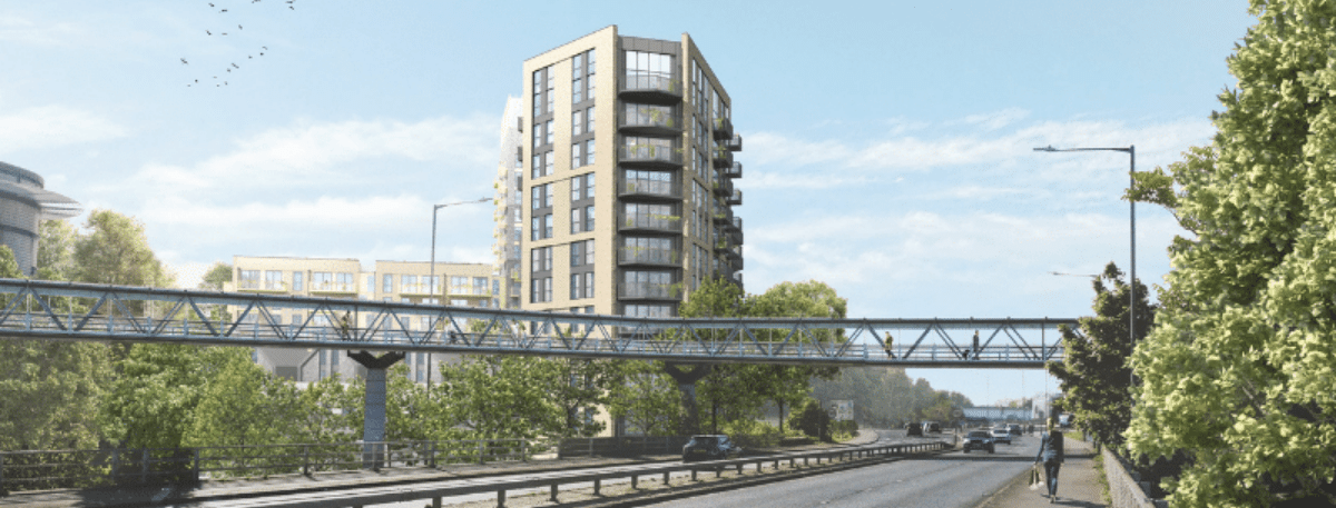 Concept image of the Infinity development opposite Ashford International Train Station